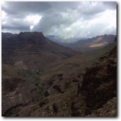 Canyon on Gran Canaria, Spain